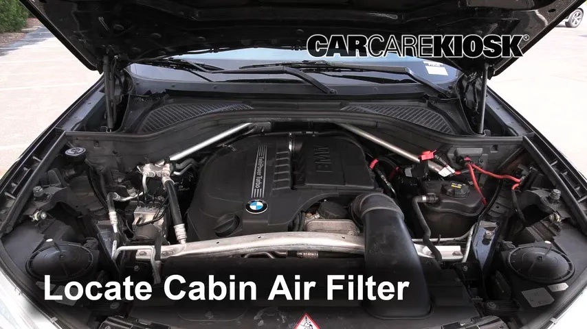 2015 BMW X6 xDrive35i 3.0L 6 Cyl. Turbo Air Filter (Cabin) Replace
